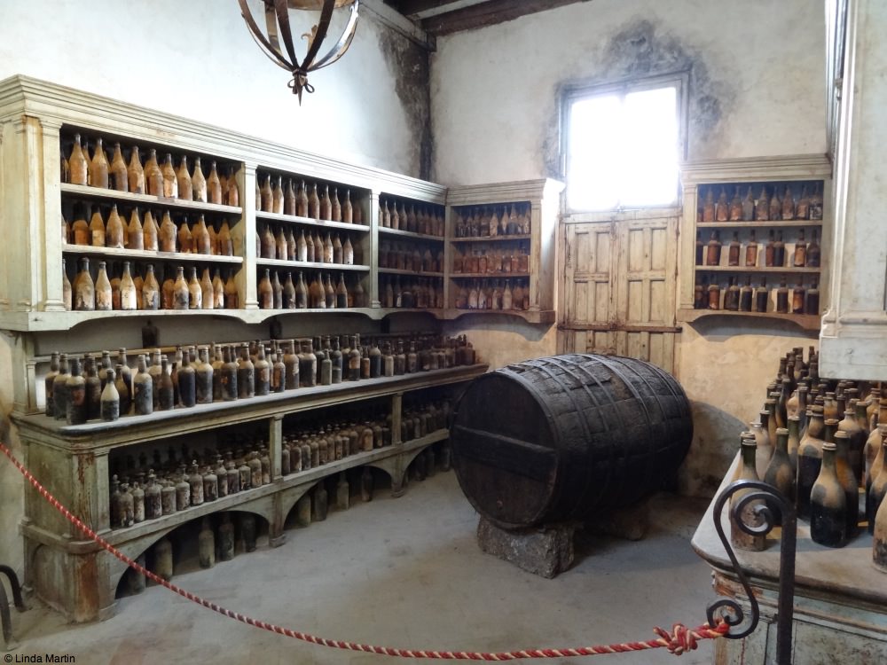 The workshop of the winery's founder.
