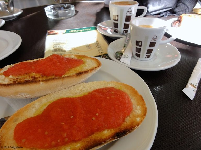 Breakfast at Baco by the Plaza España, Seville, Spain