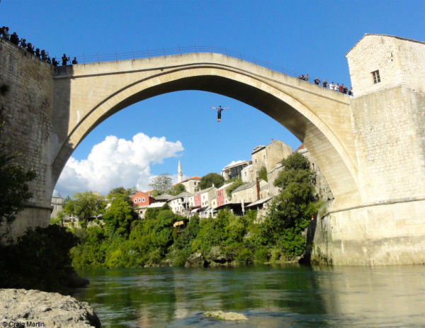 Mostar bridge jumper.